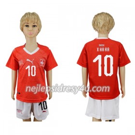 Fotbalový Dres Švýcarsko Xhaka 10 Dětské Domácí MS 2018